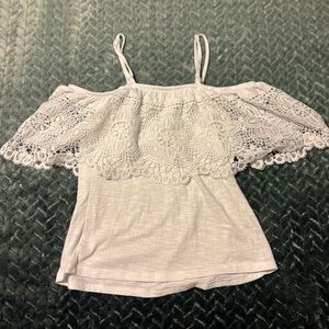 Elegant Lace Off-Shoulder Top